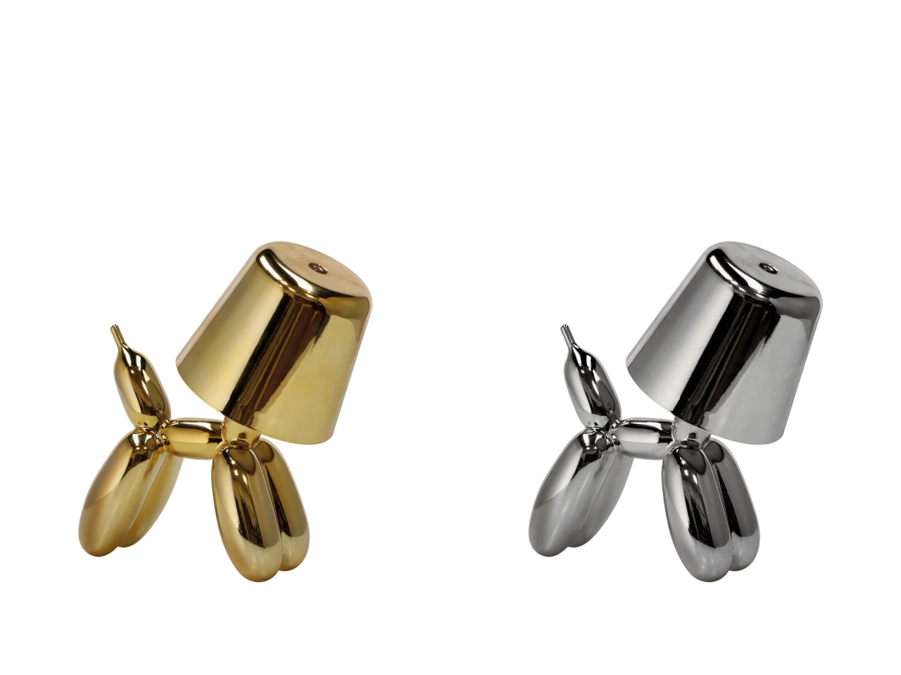 Lampada da tavolo cane touch d.14xh19cm, 2 varianti di colori