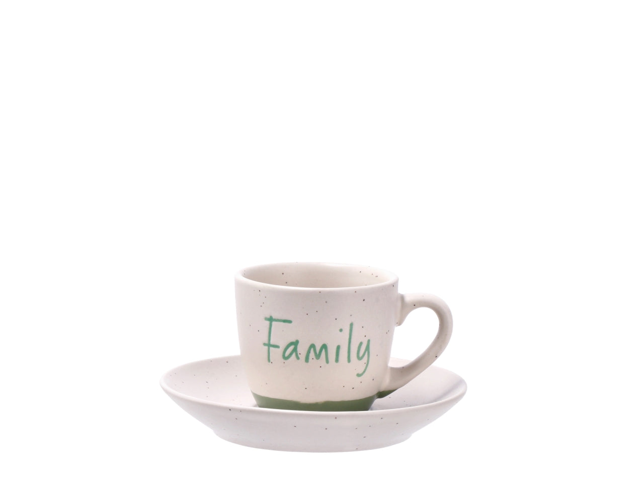 Juna tazzine da caffe' con piattino in confezione da 4 pezzi colori assortiti