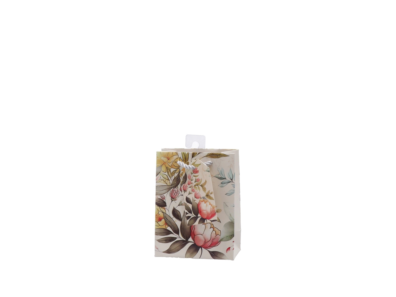 Shopper fiorata 12x7xh15cm, 4 assortimenti