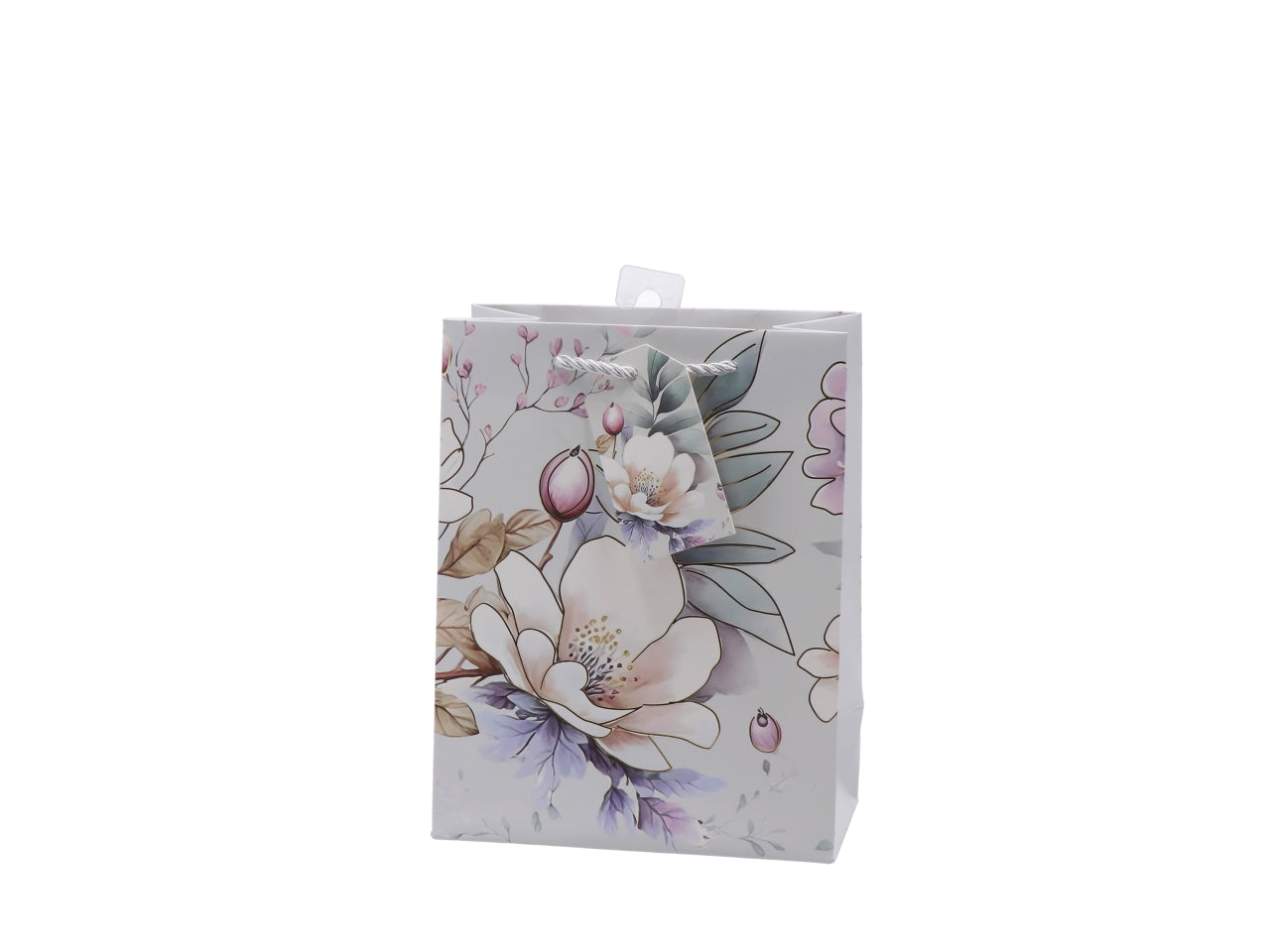 Shopper fiorata 18x10xh23cm, 4 assortimenti