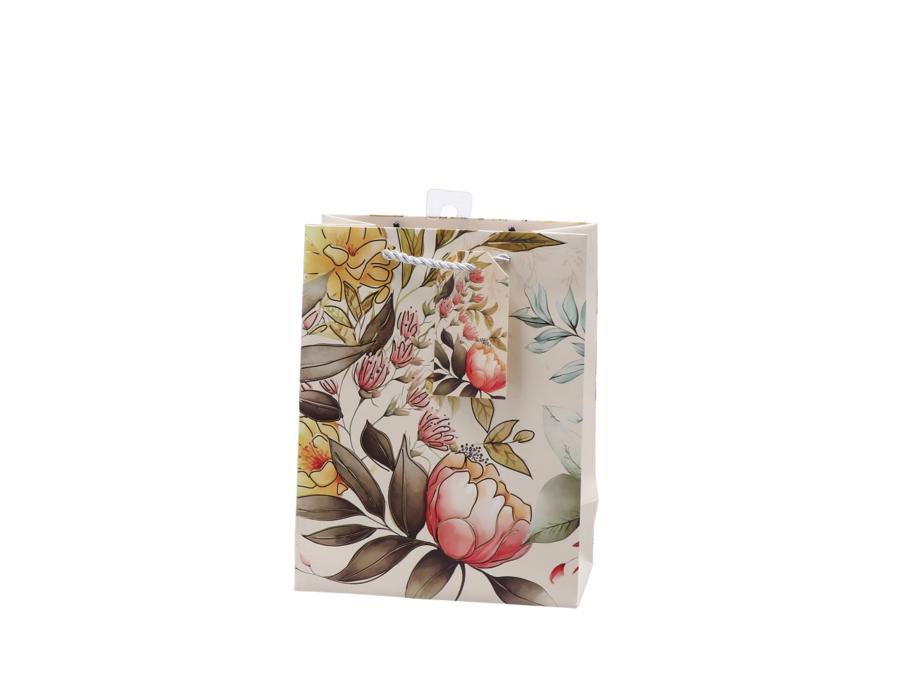 Shopper fiorata 18x10xh23cm, 4 assortimenti