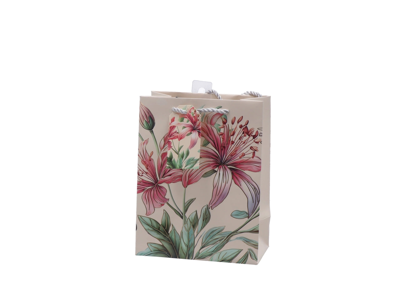 Shopper fiorata 18x10xh23cm, 4 assortimenti