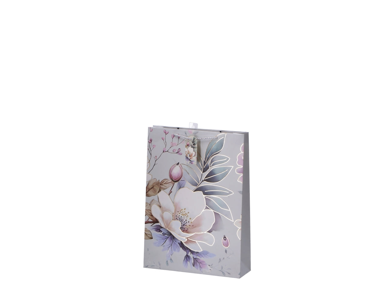 Shopper fiorata 33x10xh46cm, 4 assortimenti