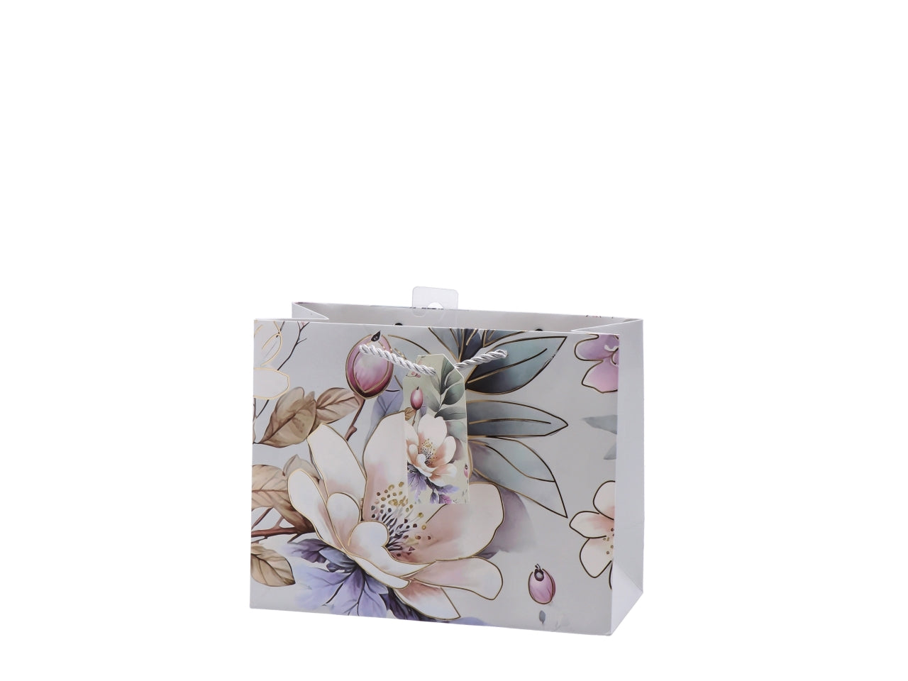 Shopper fiorata 23x10xh18cm, 4 assortimenti