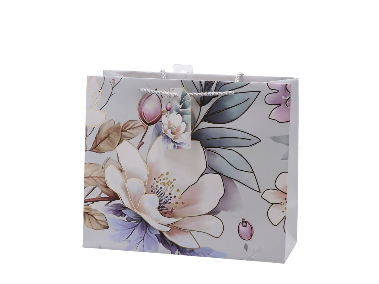 Shopper fiorata 31x12xh26cm, 4 assortimenti