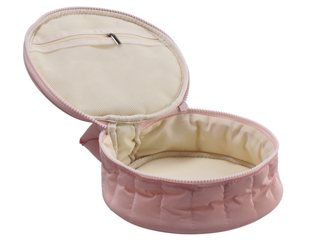 Pochette trapuntata d.20xh.7cm in 3 varianti di colore