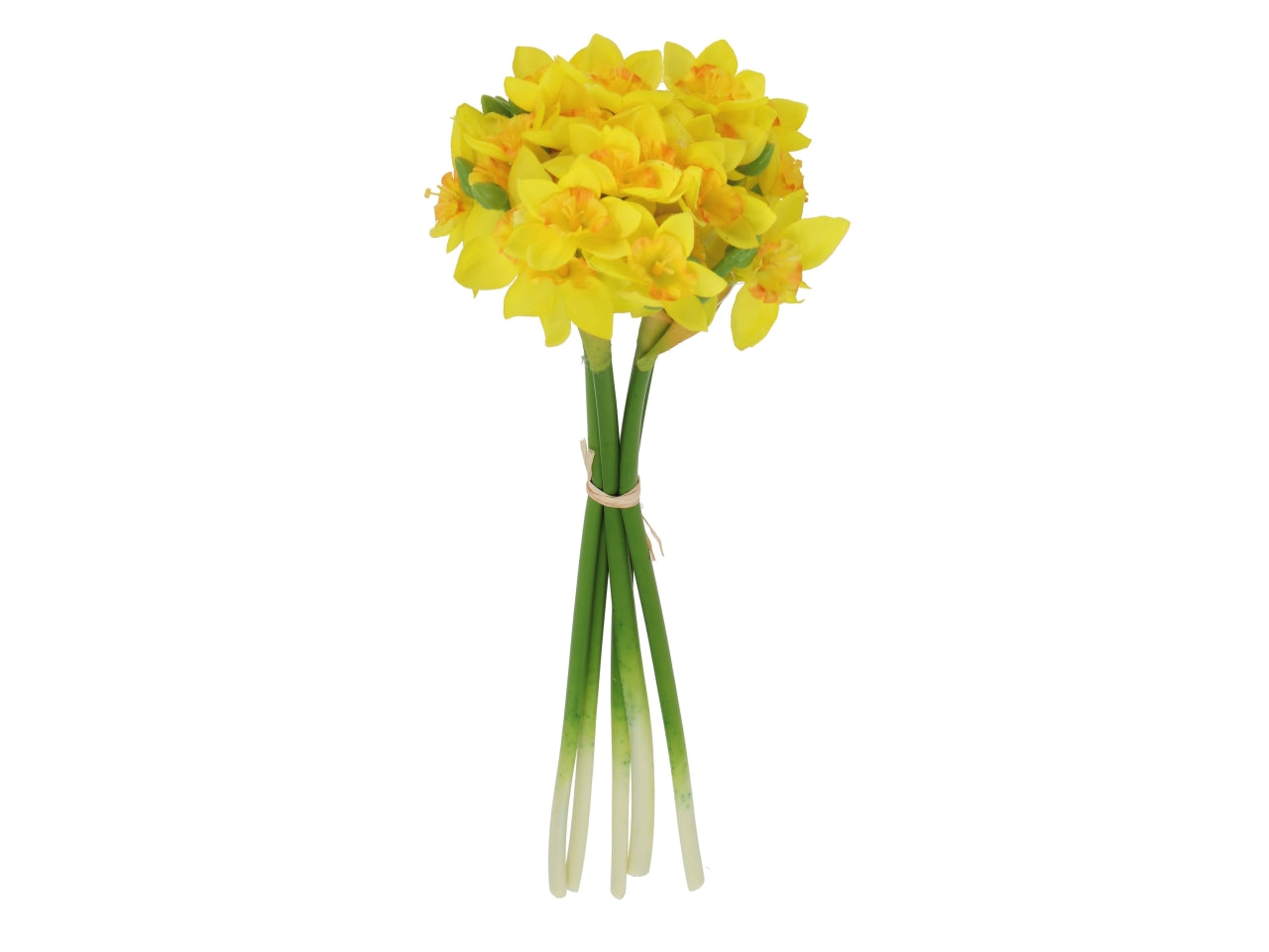 Bouquet di narcisi da 27cm con 30 fiori in 3 varianti di colore
