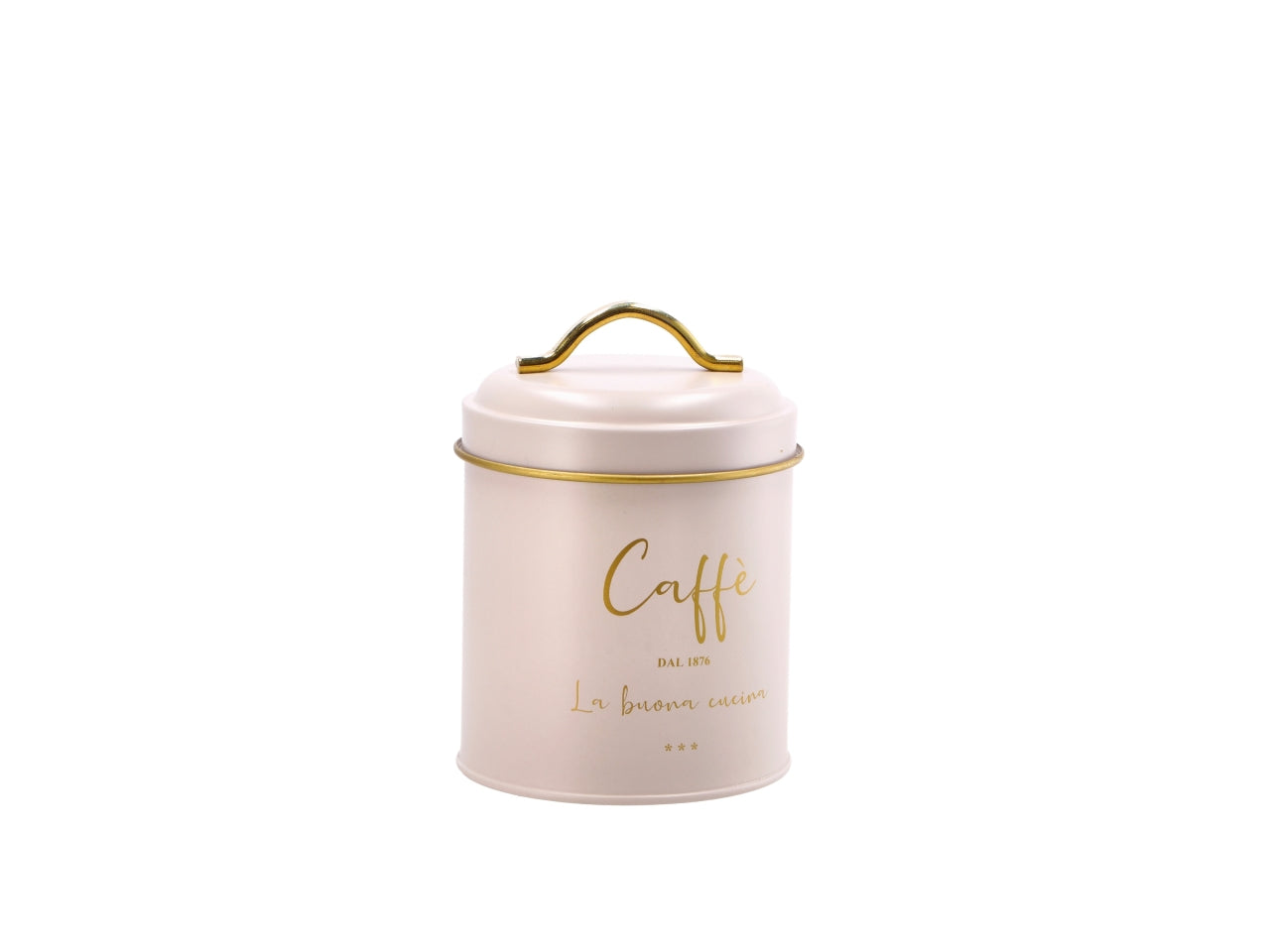 Barattolo in latta con coperchio porta zucchero/caffe/ sale 11xh16cm, modelli e colori assortiti