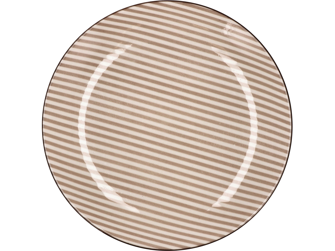 Servizio di piatti da 18 pezzi in porcellana beige