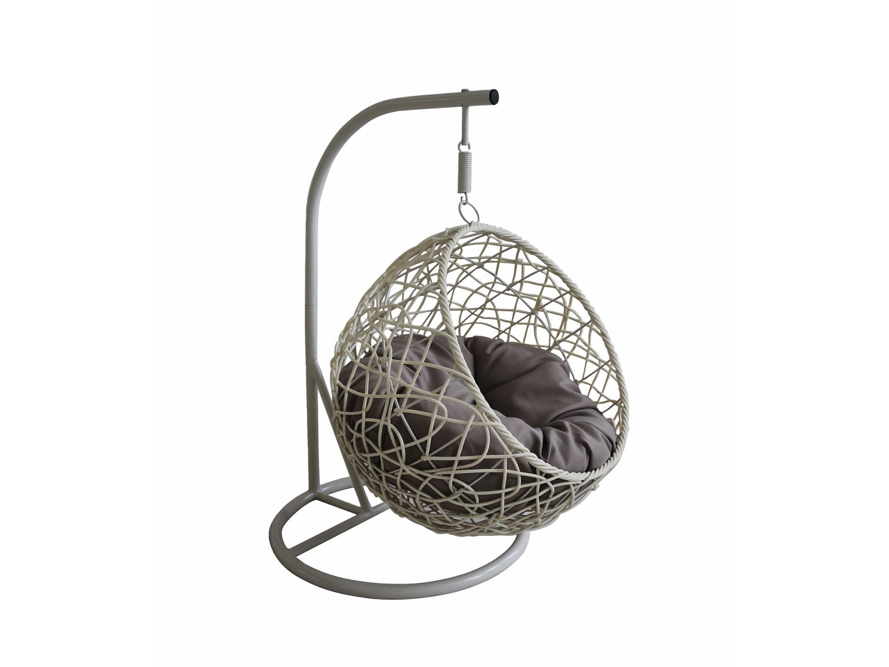 Cuccia sospesa bianca con cuscino d45xh75cm