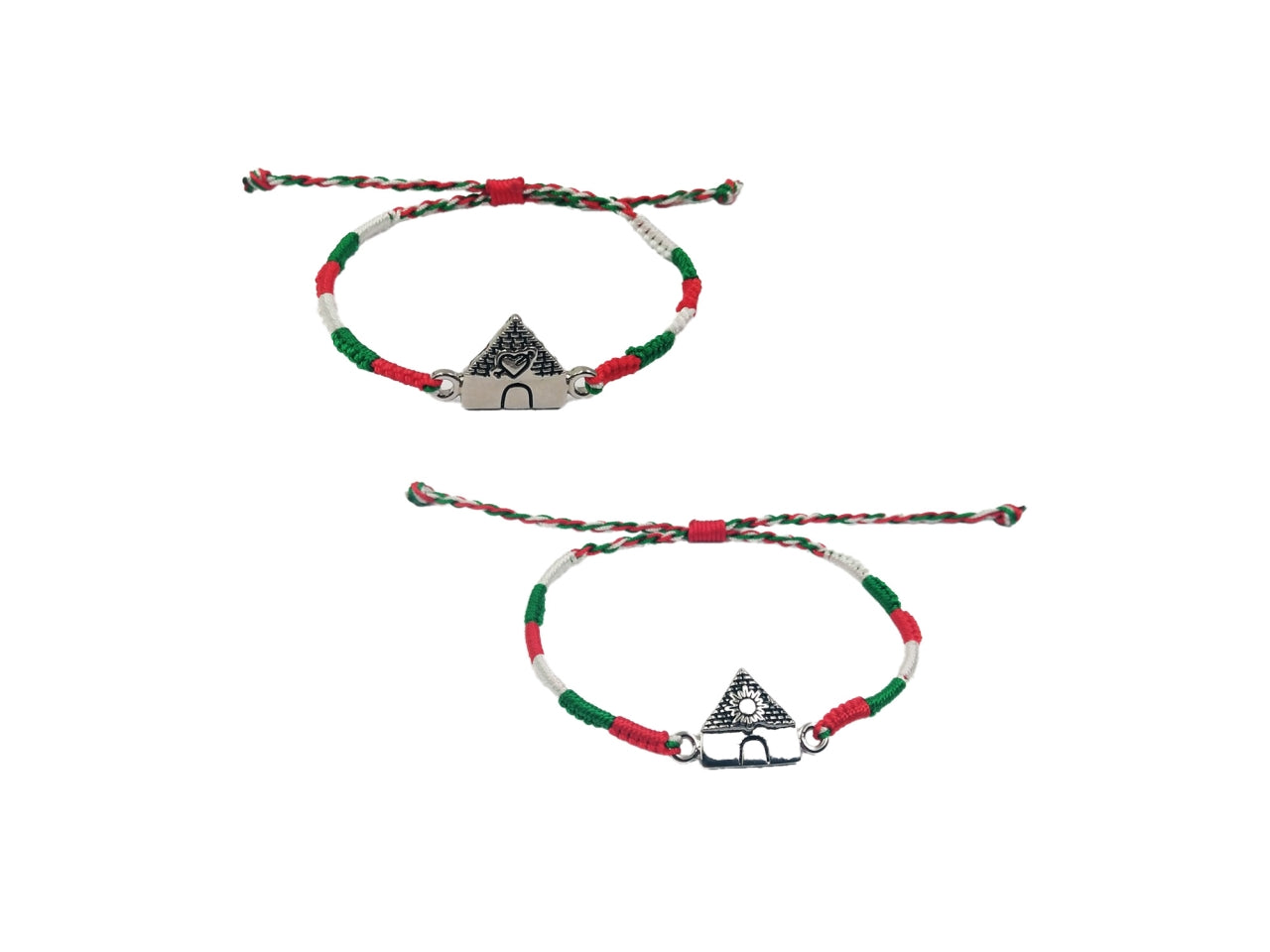 Bracciale in metallo trullo in 2 assortimenti