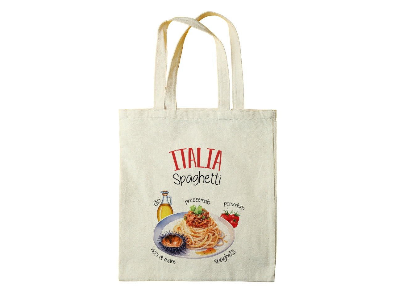 Borsa in cotone spaghetti italia