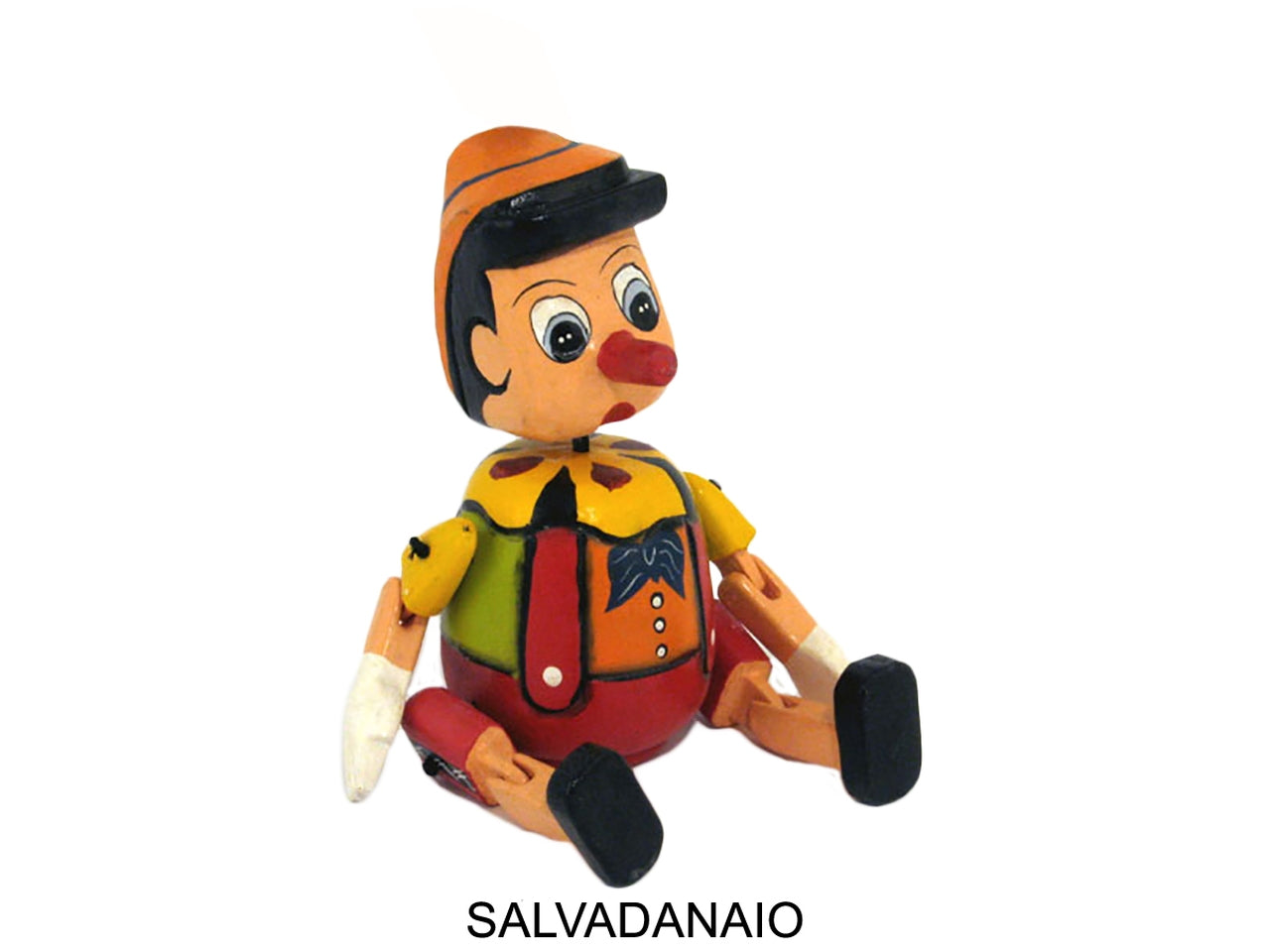 Pinocchio in legno salvadanaio 25cm
