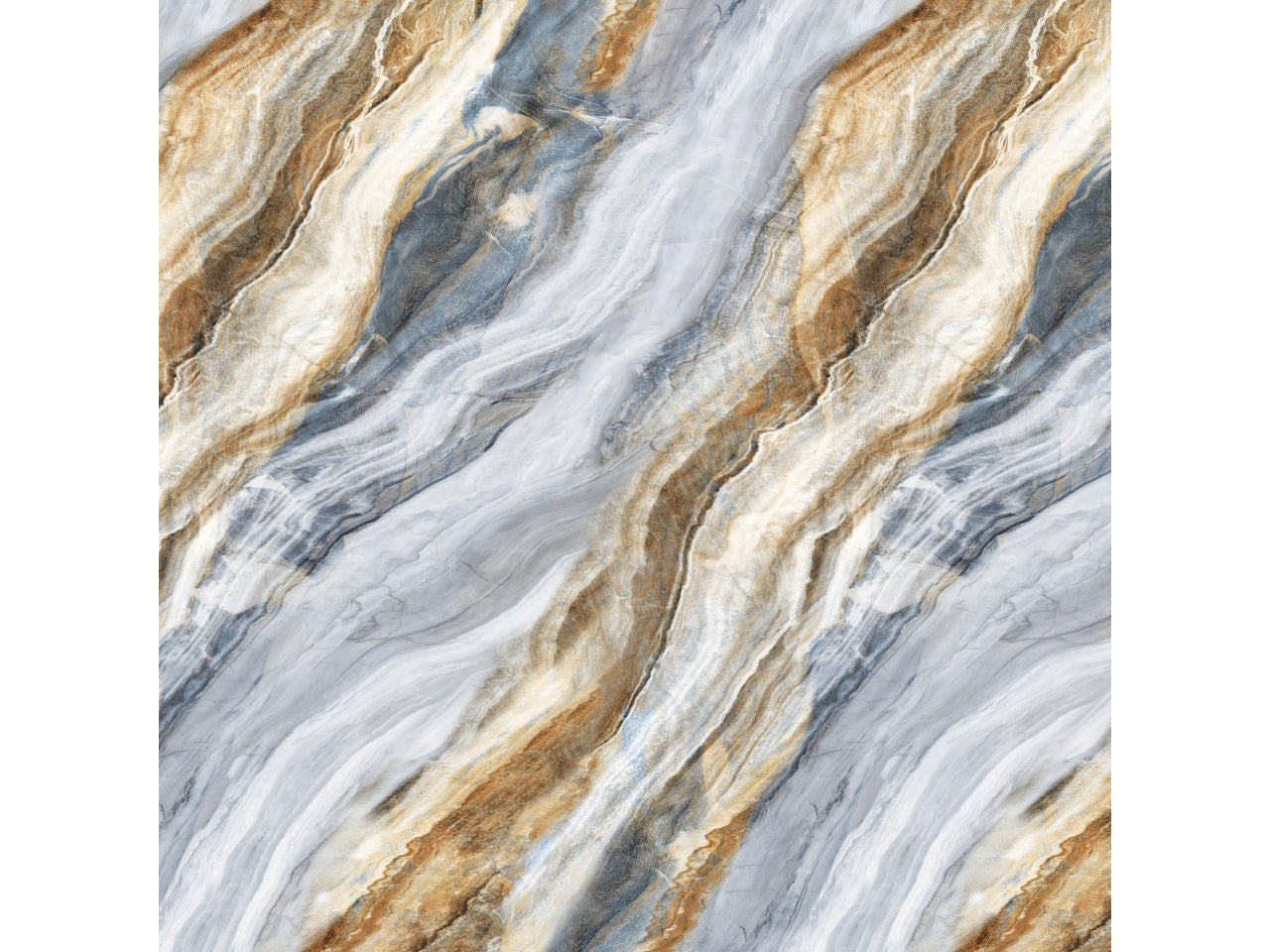 Tappeto Habita 60x280cm marmorizzato con stiature oro