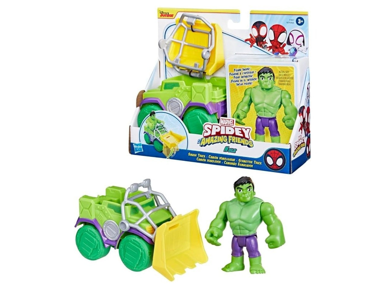 Spidey veicolo con personaggio e accessori ast