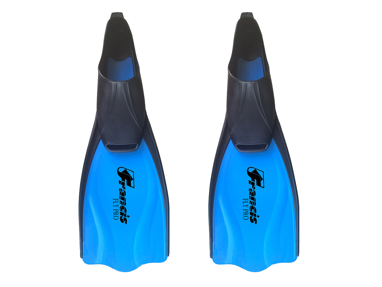 Pinne fly pro 45/46 blu ciano