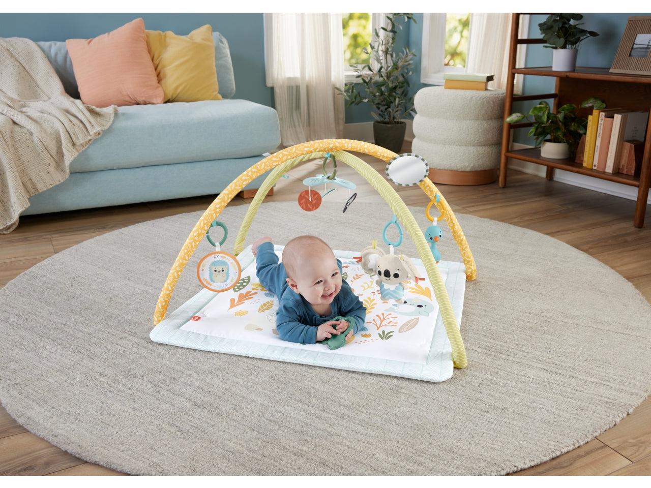 Fisher Price Simply Senses tappetino attivita' per neonati e giochi sensoriali