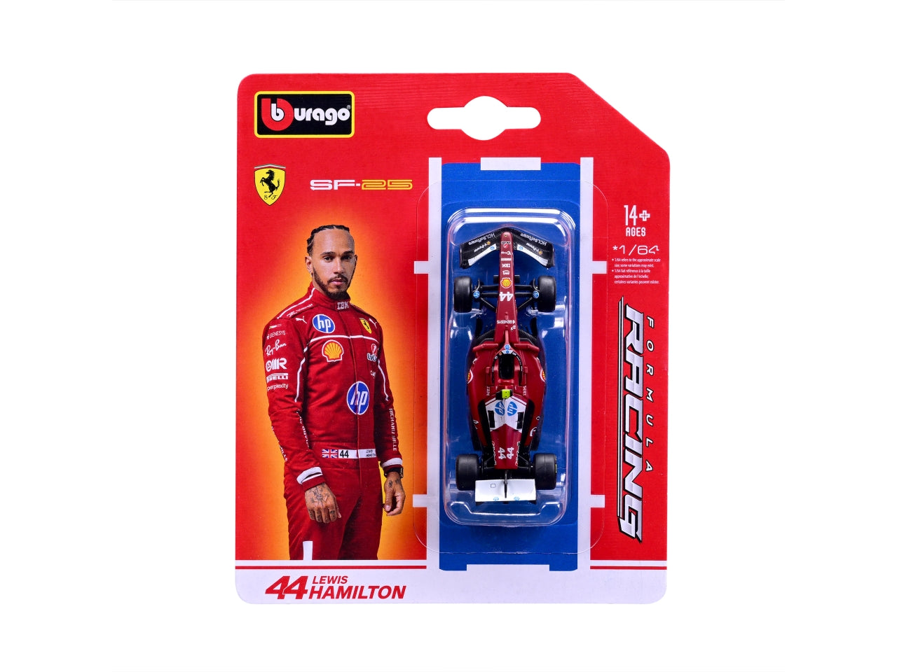 Auto F1 Ferrari SF-25 Lewis Hamilton scala 1:64