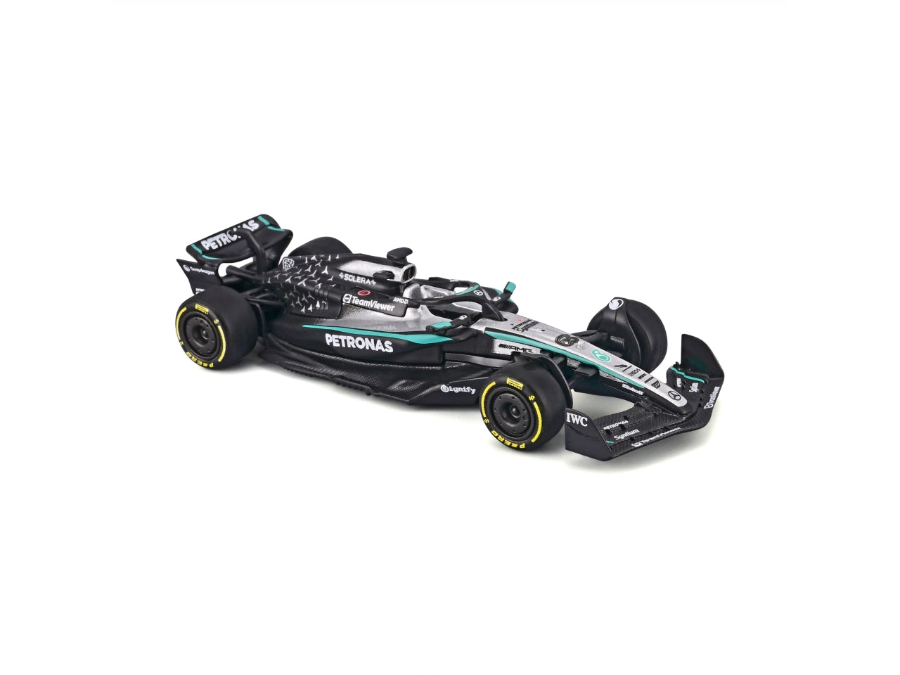 Auto F1 Ferrari W16 Mercedes-Amg 2025 George Russell scala 1:64