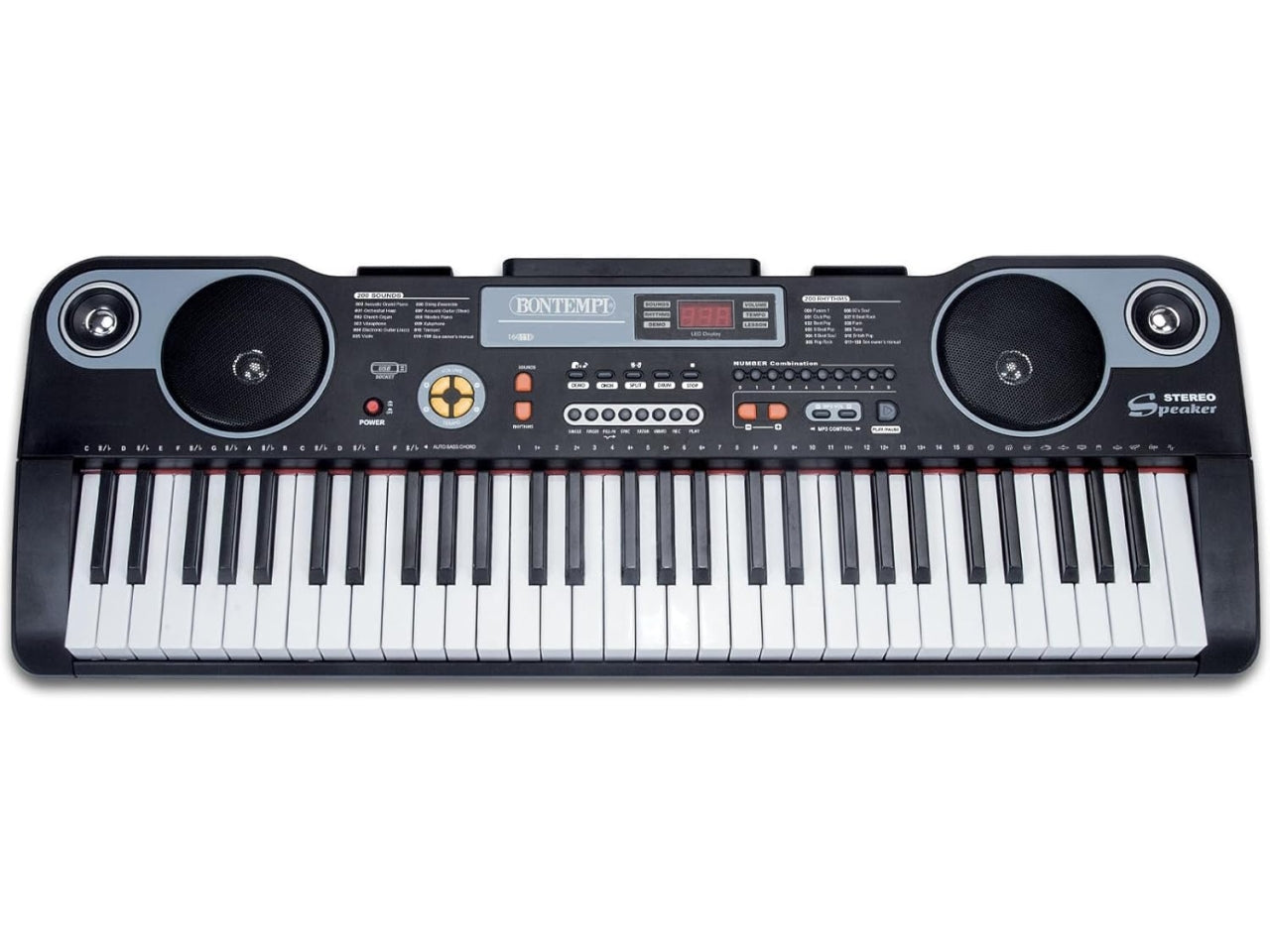 Tastiera digitale 61 tasti a passo professionale con USB