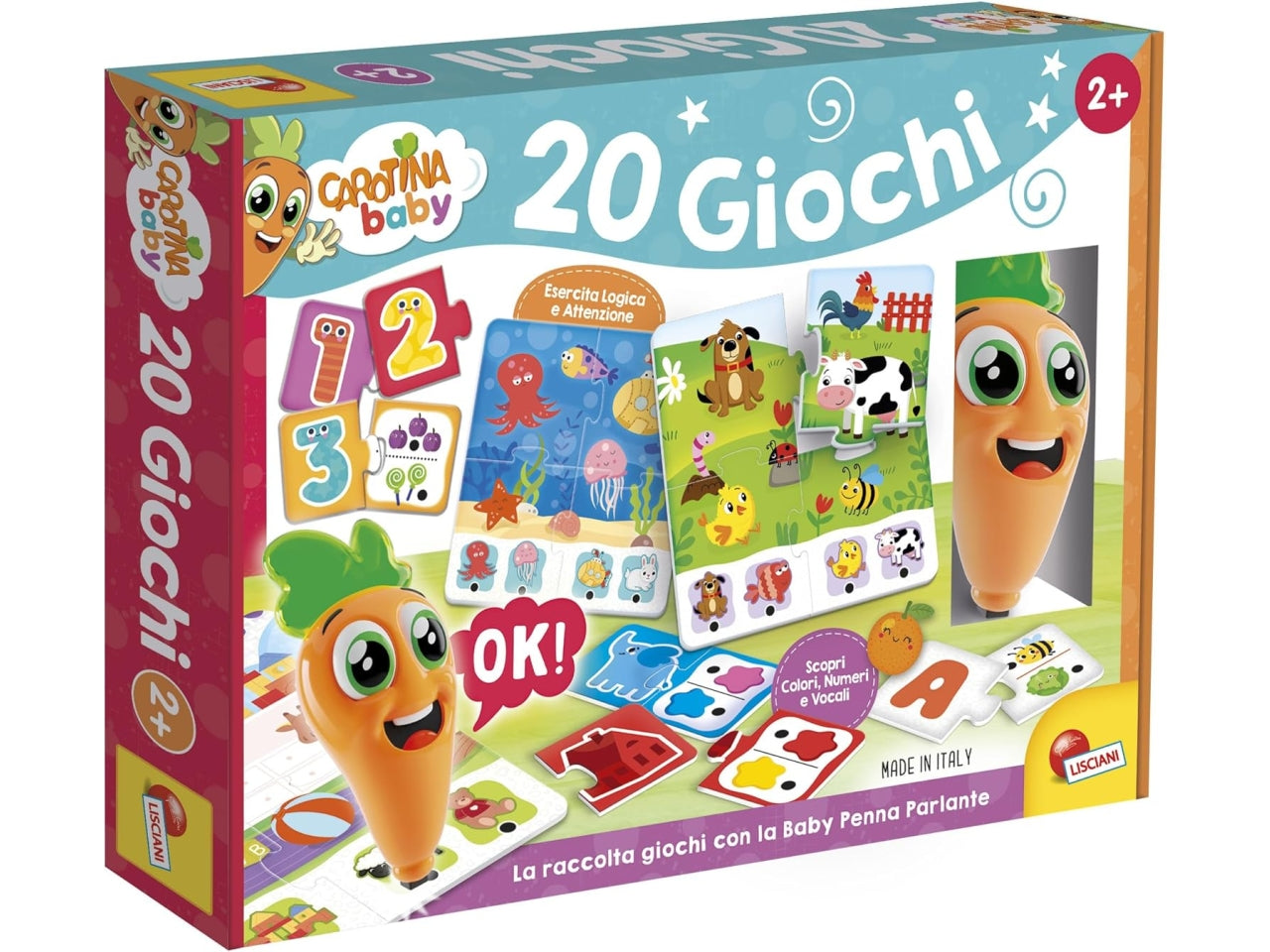 Carotina baby penna parlante 20 giochi educativi