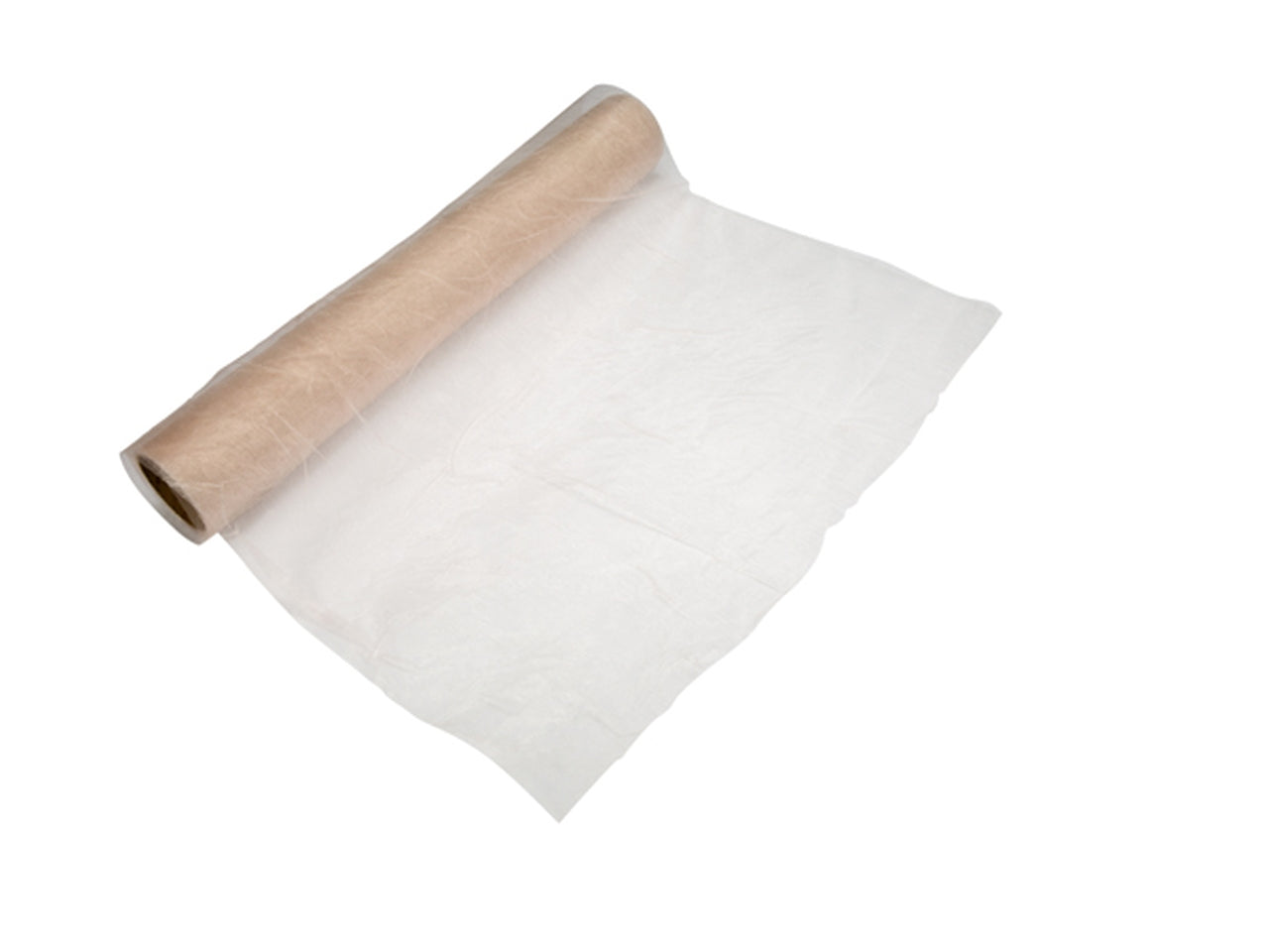 Runner in organza crushed 30cmx5mt cipria