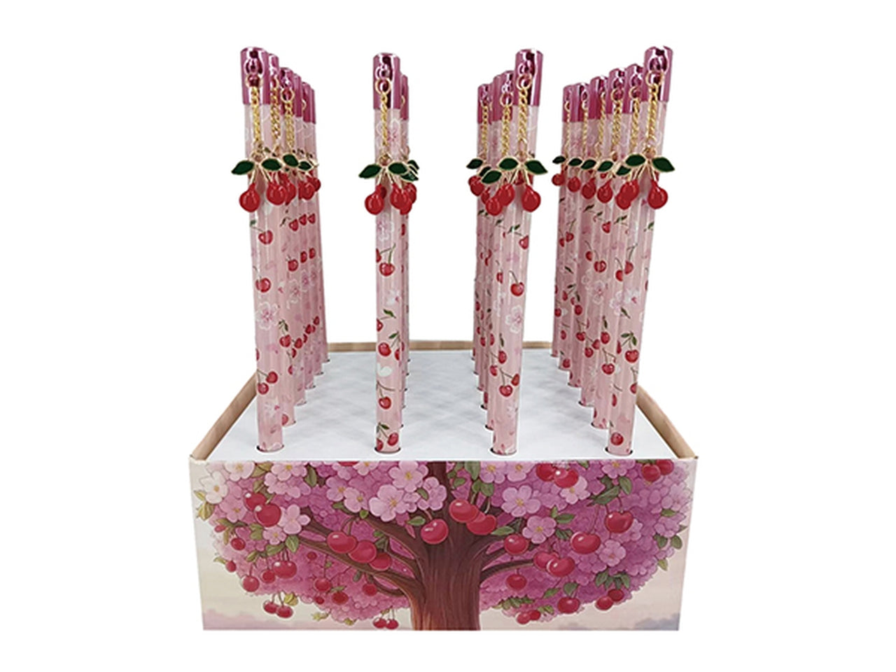 Matita con ciondolo ciliegie