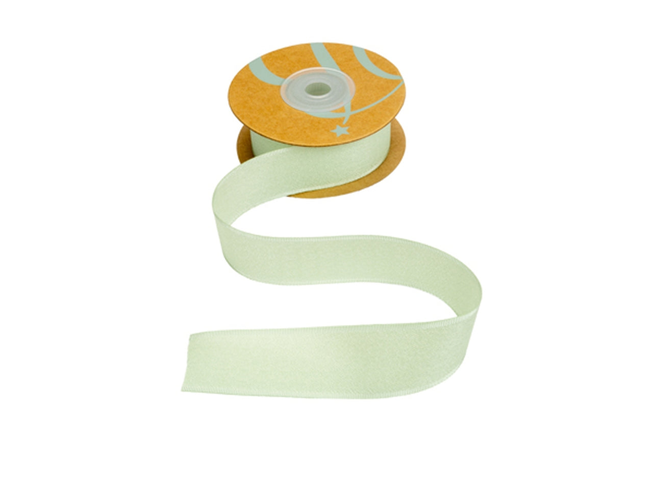 Nastro seta moon 25mmx15mt verde salvia