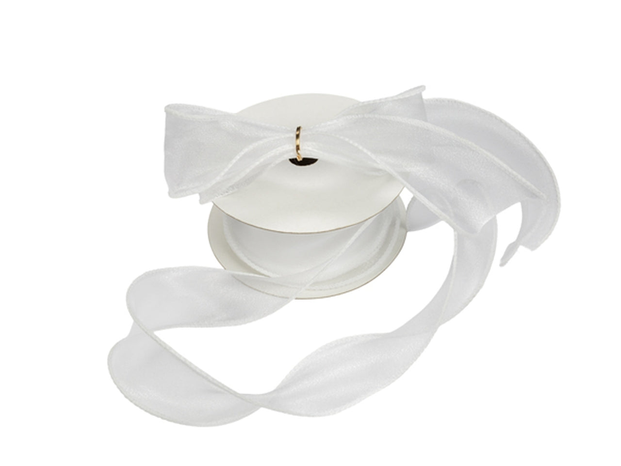 Nastro organza vual 40mmx15mt bianco