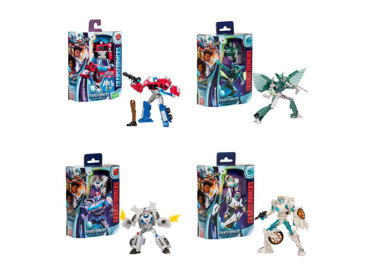 Transformers Earthspsrk Deluxe Otimus e Thrash