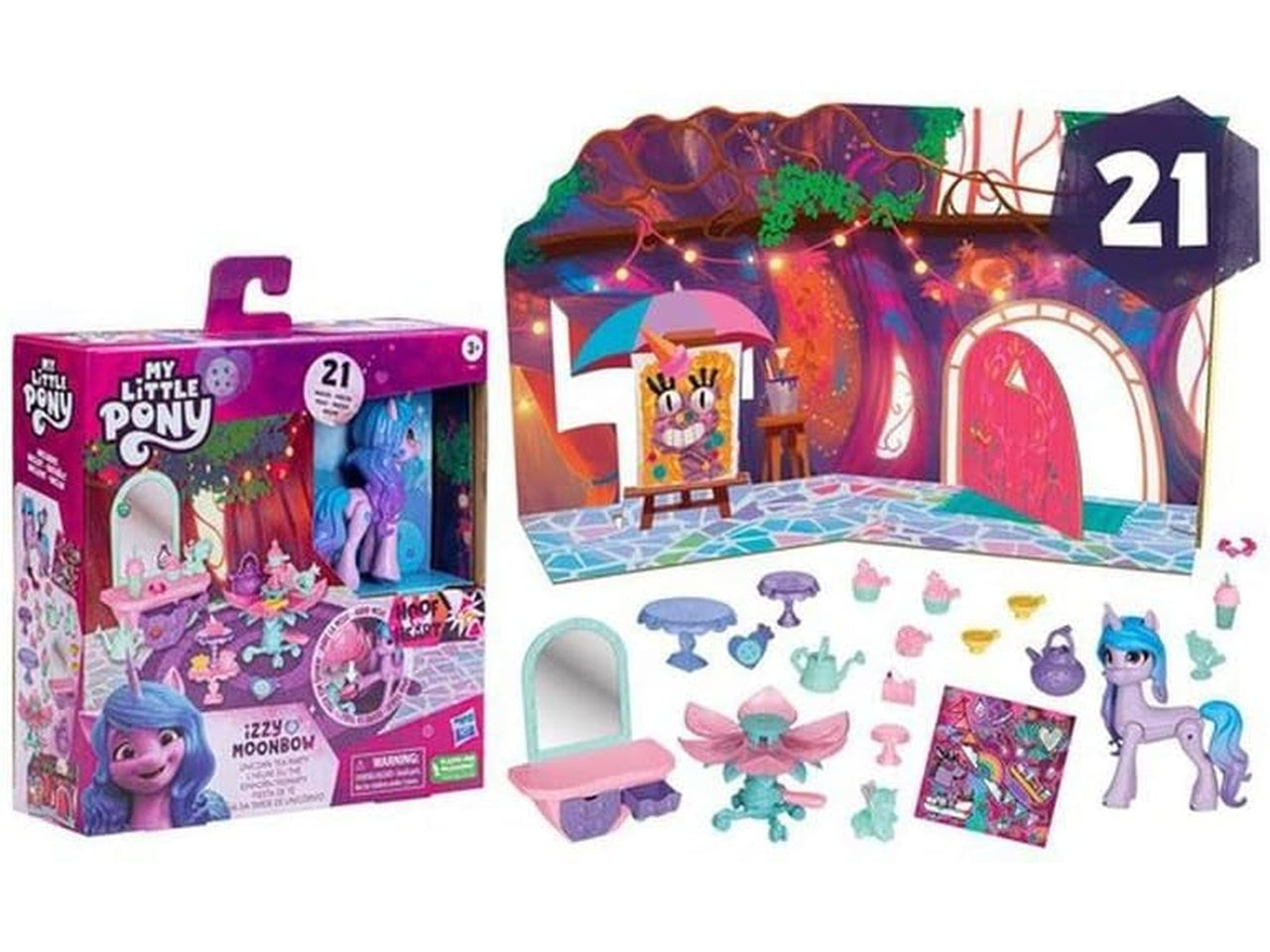 Little mini pony unicorn tea party $