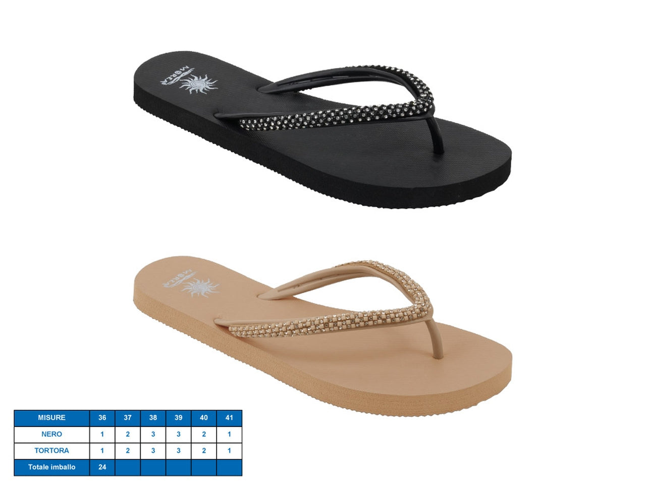 Ciabatta donna oregon tg36-41 2 assortiti