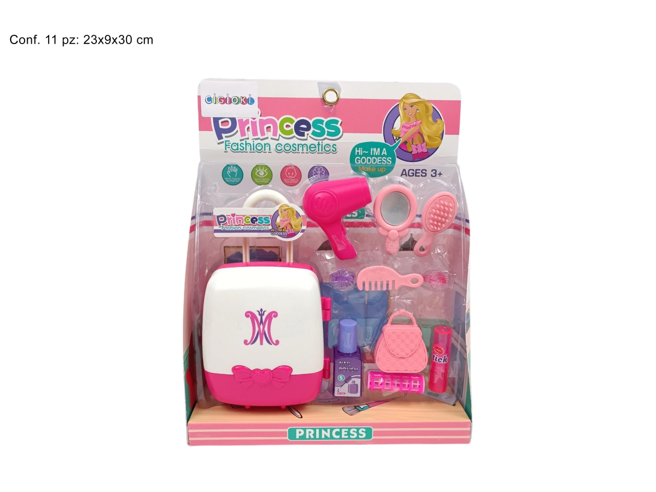 Kit accessori beauty la confezione contiene 11 pezzi