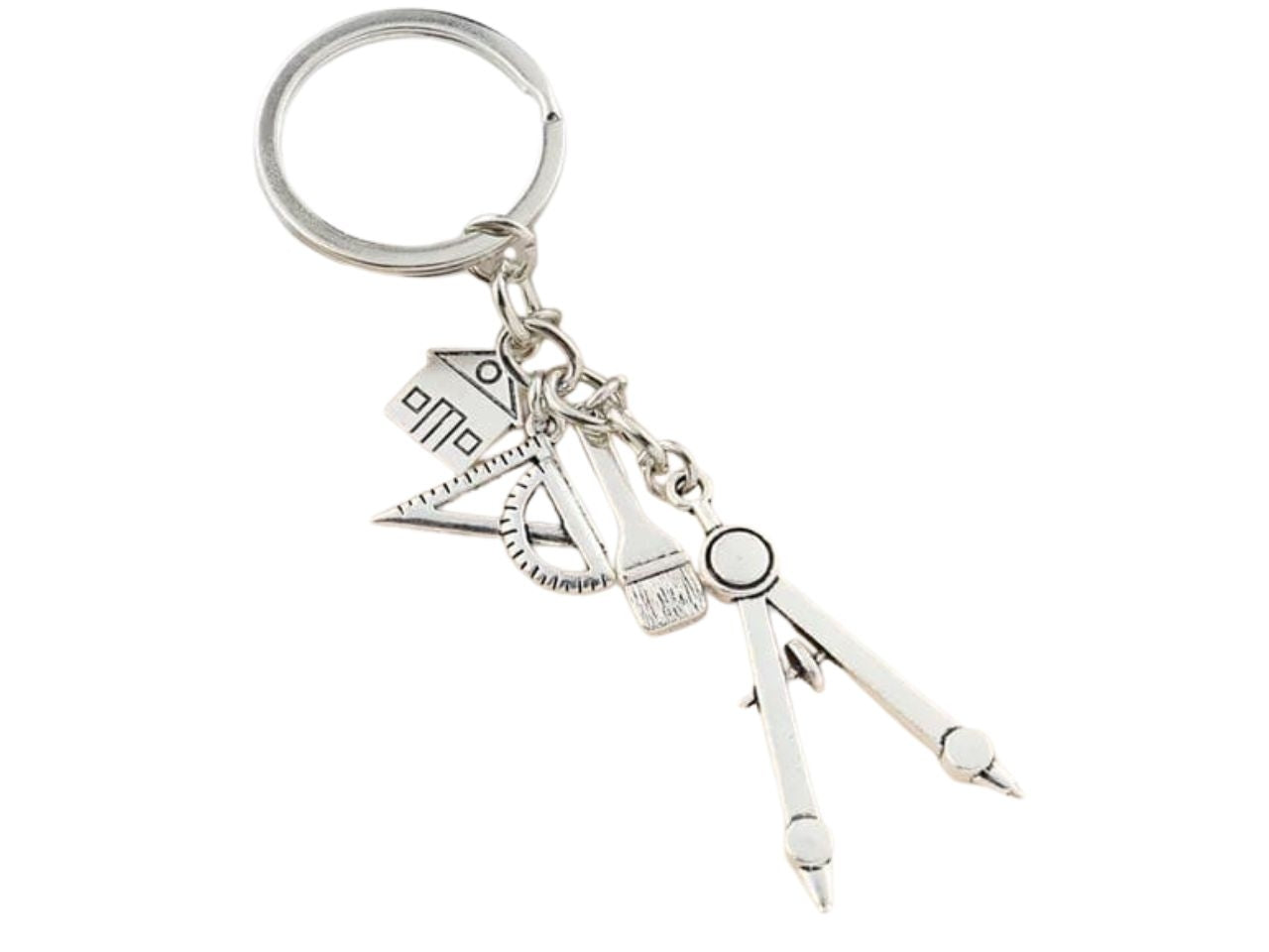 Portachiavi laurea facolta' scientifiche in metallo