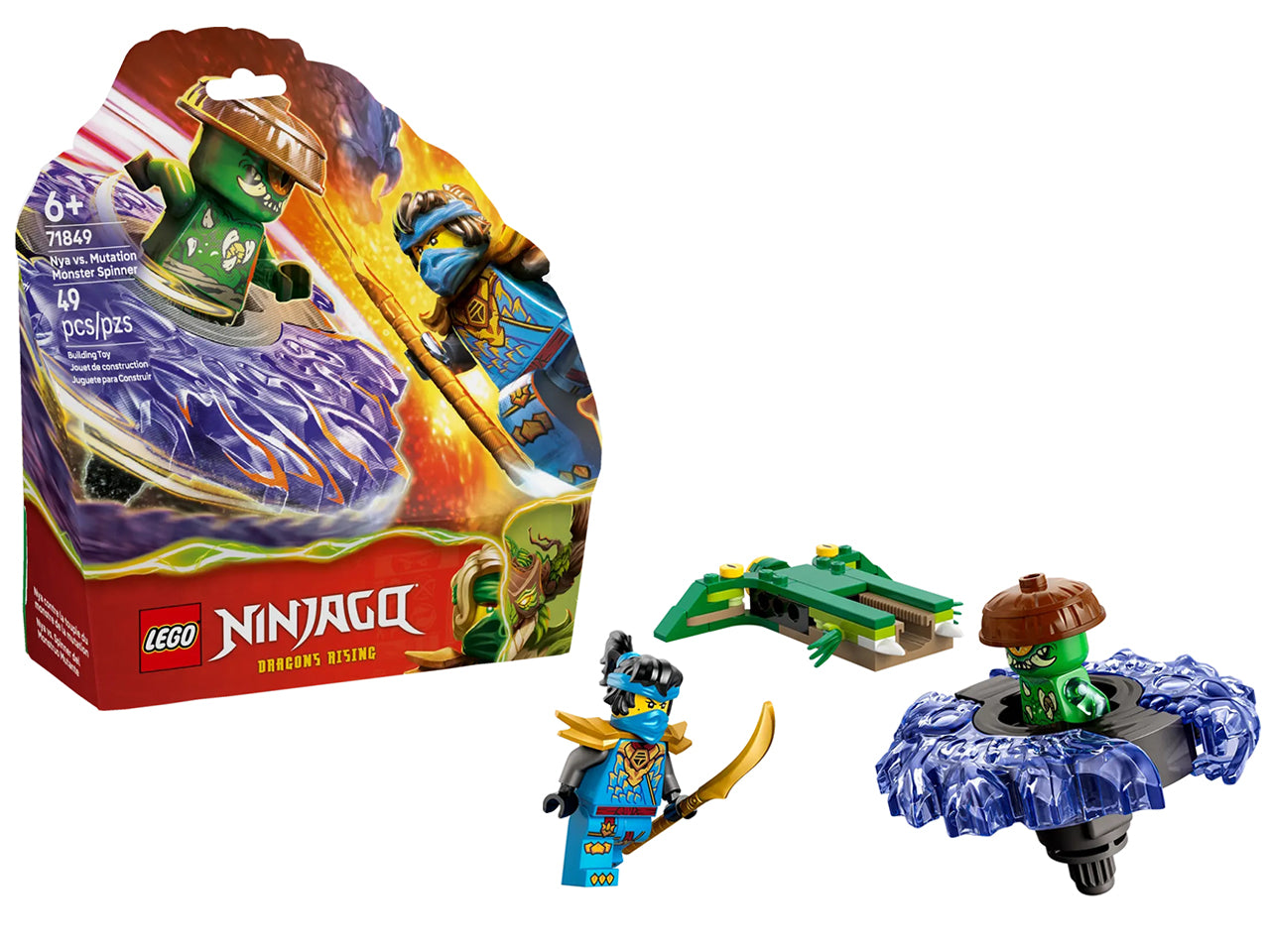 Lego Ninjago Nya contro Spinner Mostro della Mutazione