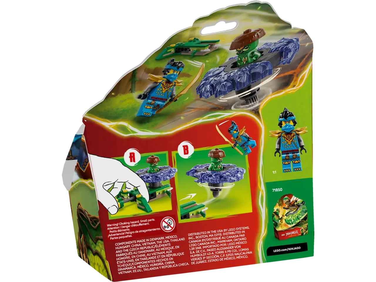 Lego Ninjago Nya contro Spinner Mostro della Mutazione