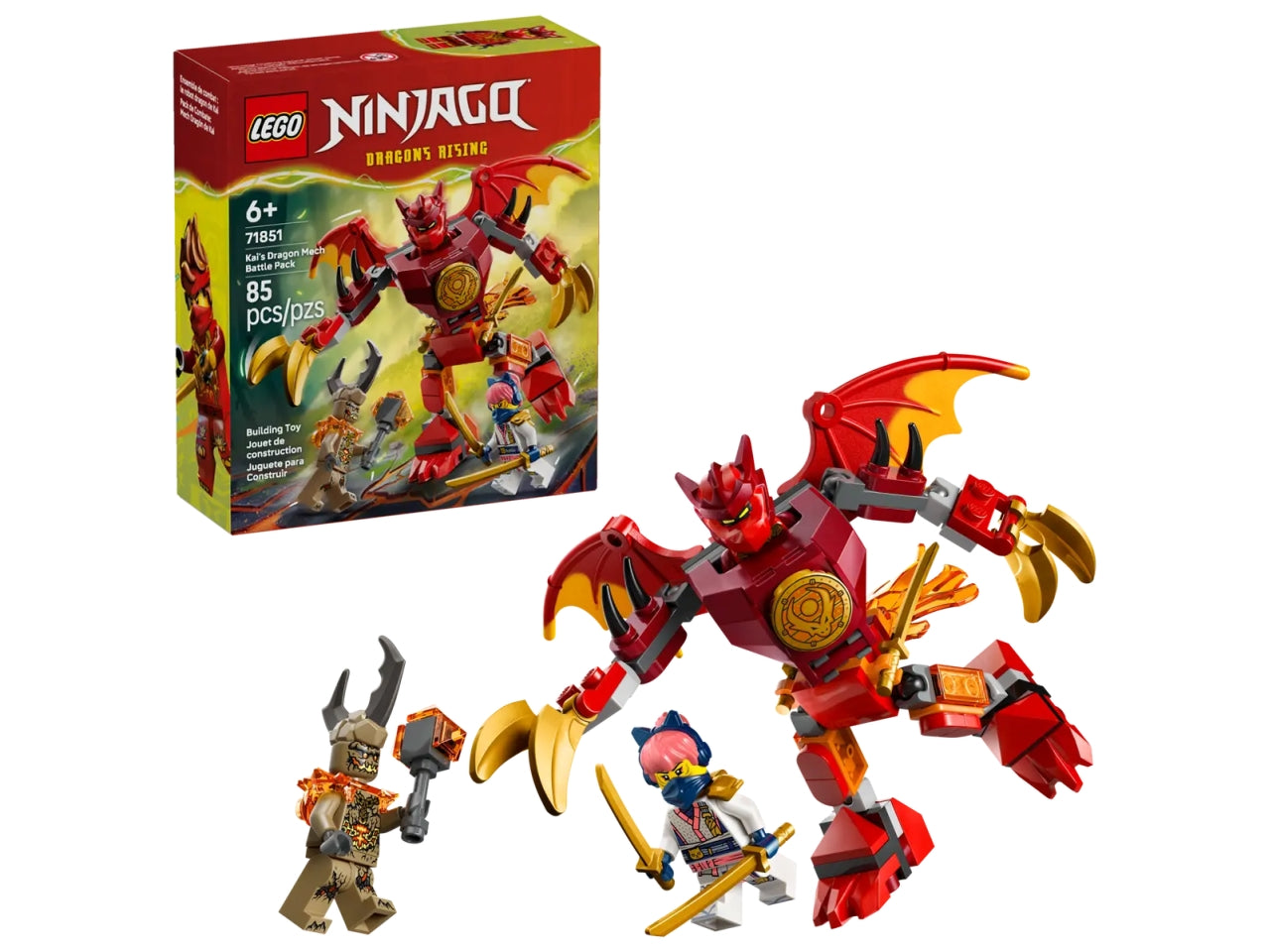 Lego Ninjago Battle Pack Mech Drago di Kai