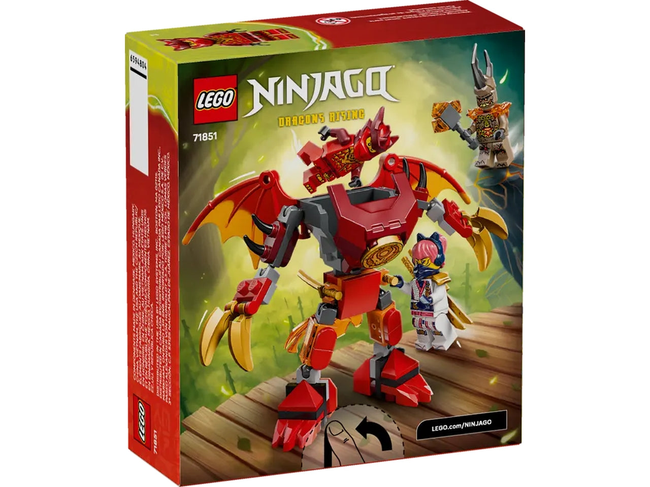 Lego Ninjago Battle Pack Mech Drago di Kai