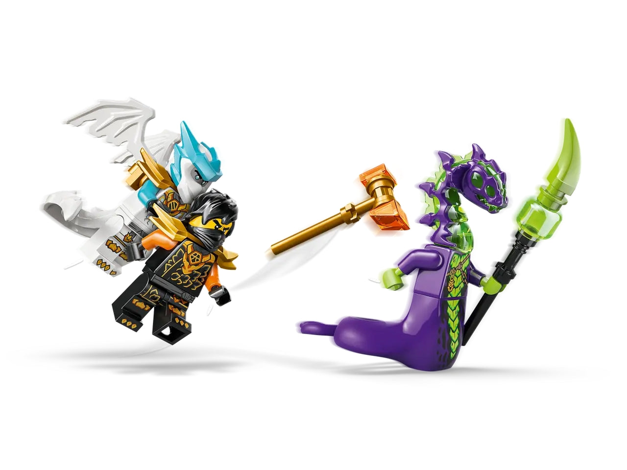 Lego Ninjago Mech della missione di Cole e drago Zane