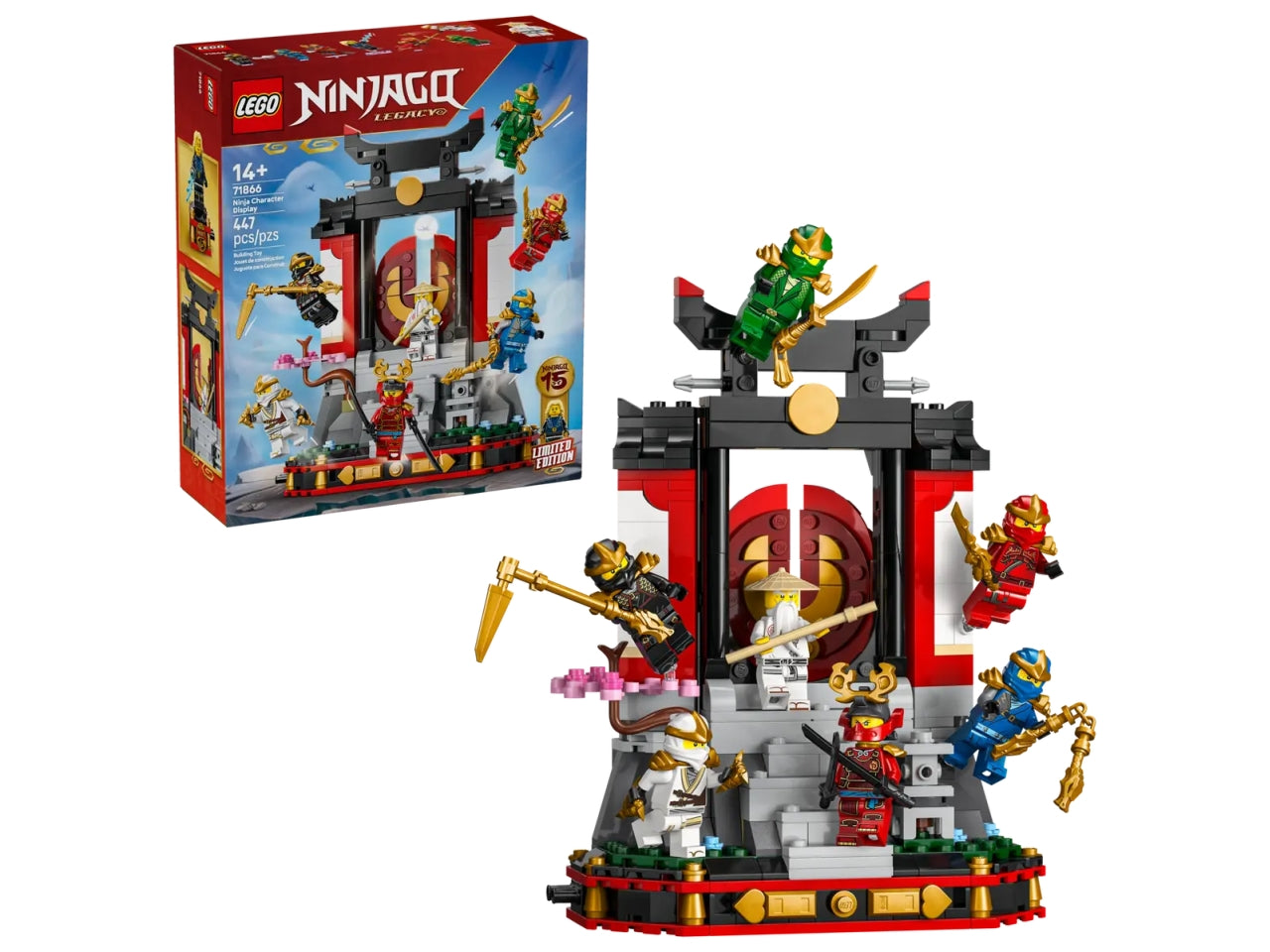 Lego Ninjago Display personaggi Ninja # 15Â° anniversario