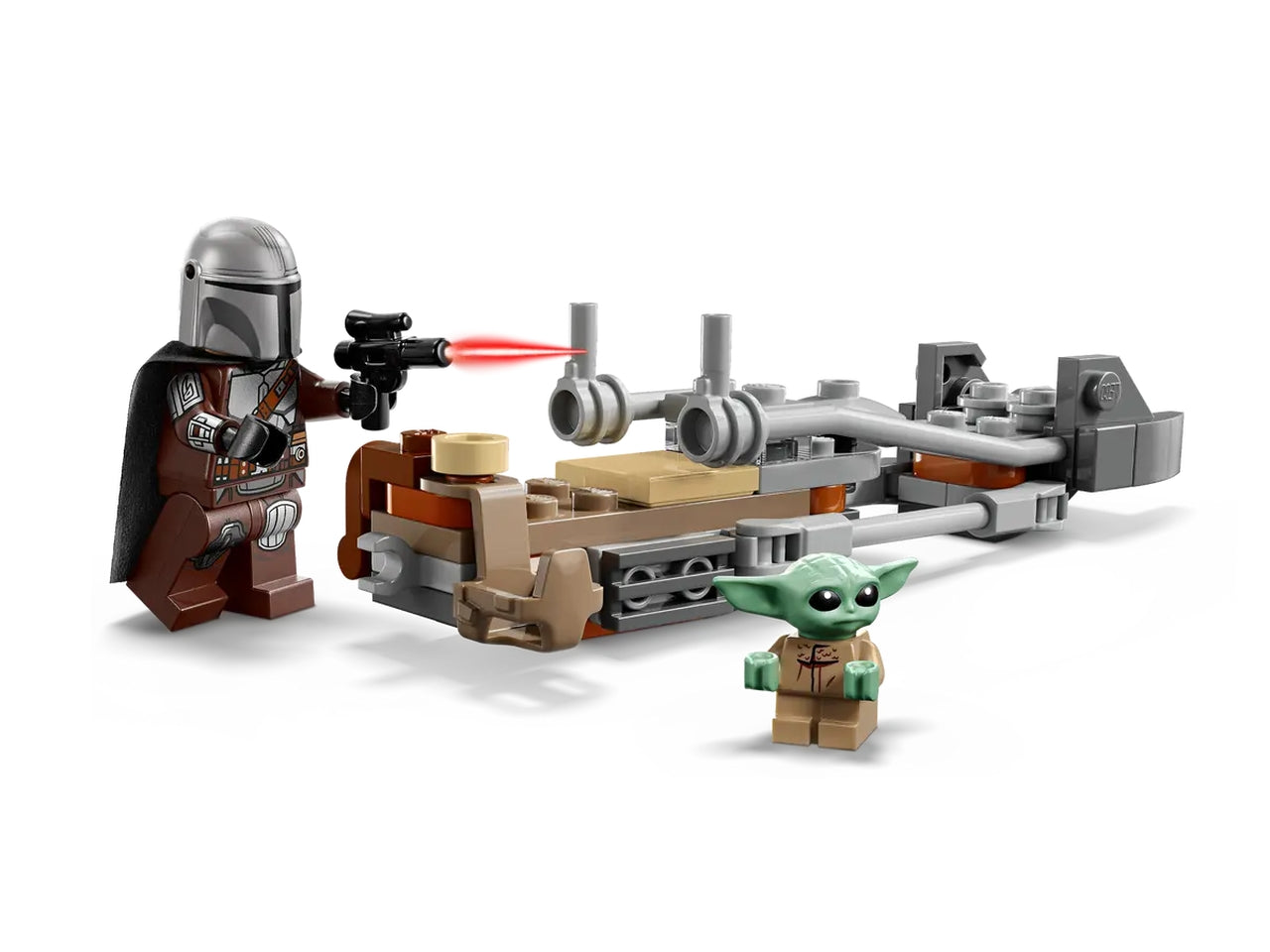 Lego Star Wars TM Speeder Bike# del Mandaloriano e di Grogu