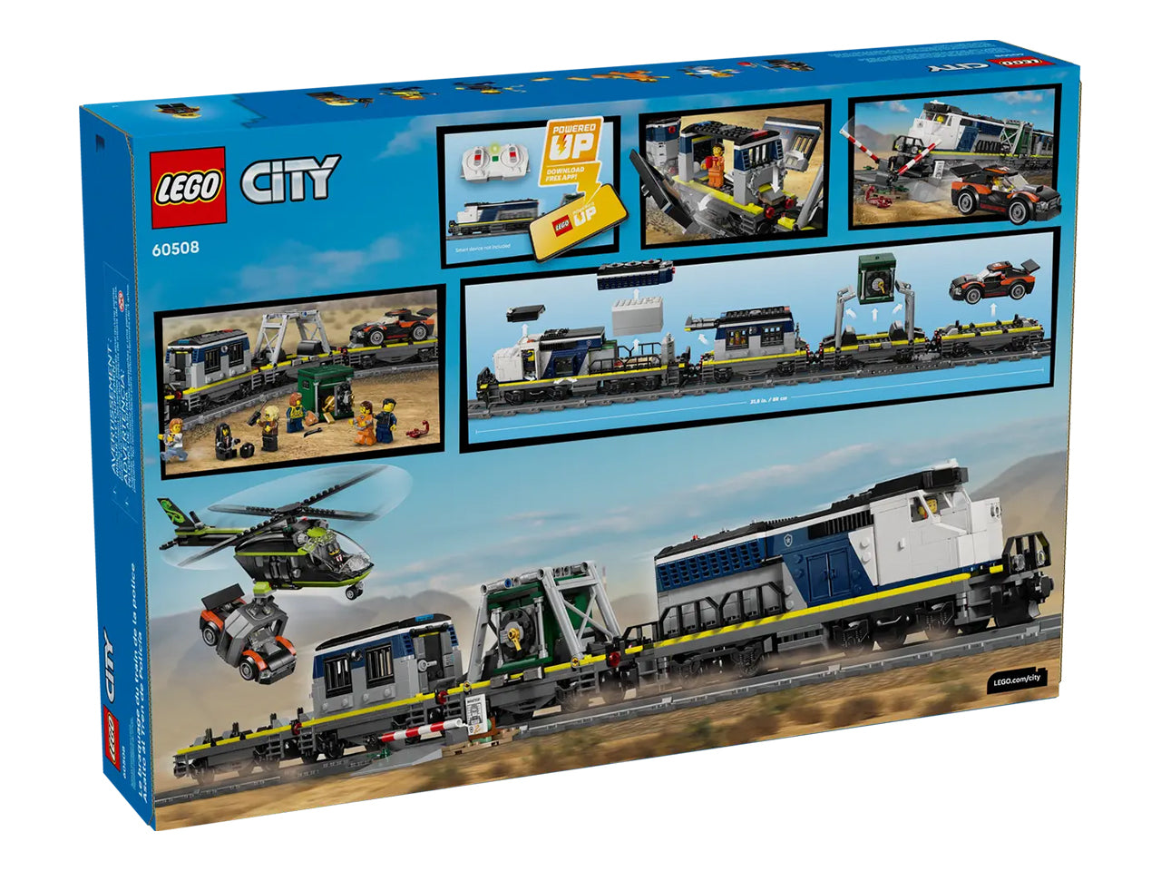Lego City Trains Rapina al treno della polizia