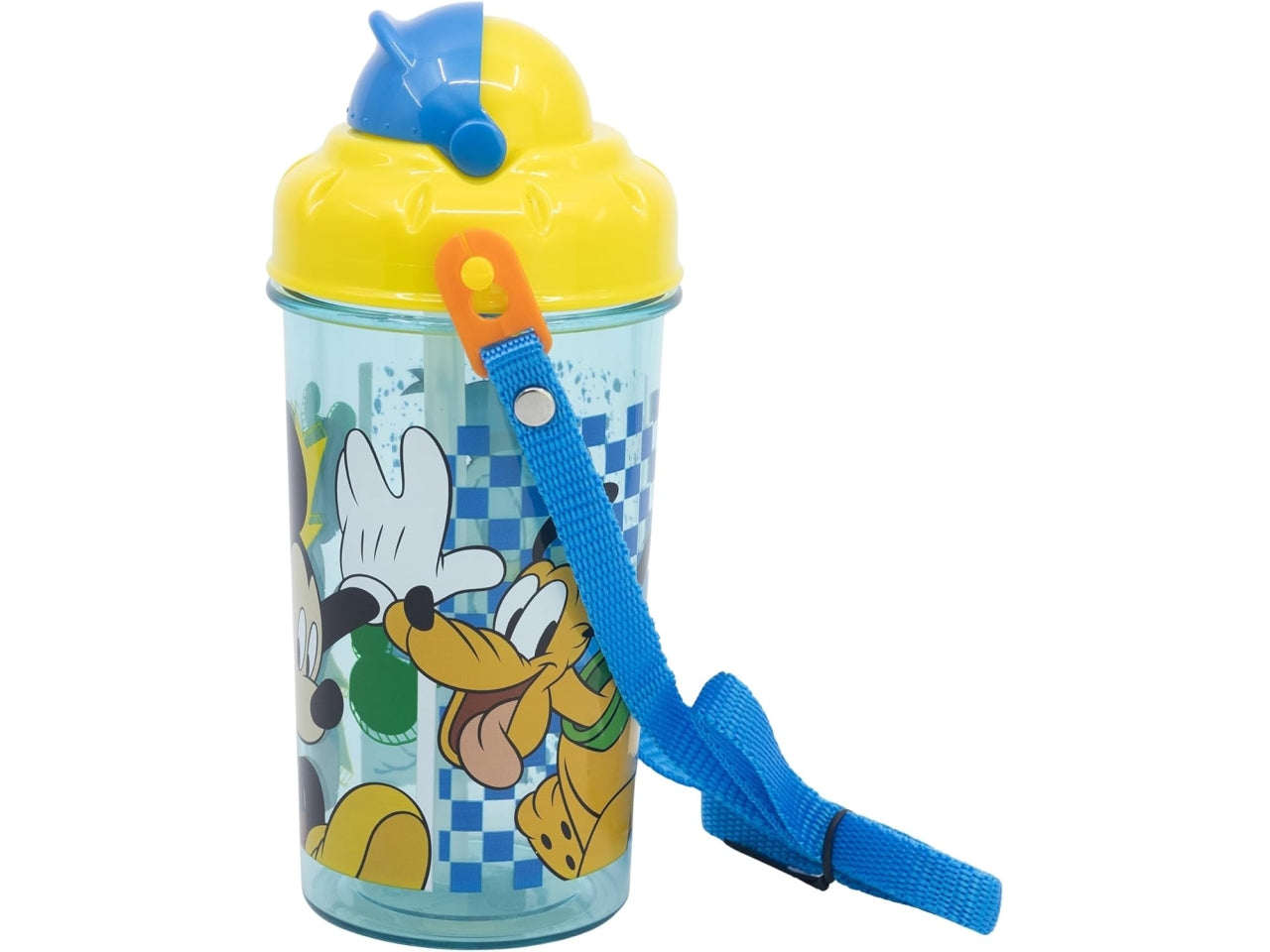 Mickey borraccia con cannuccia push up 465ml