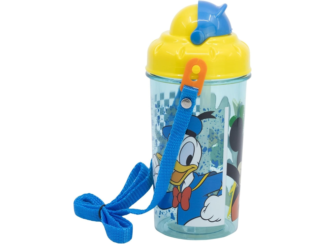 Mickey borraccia con cannuccia push up 465ml