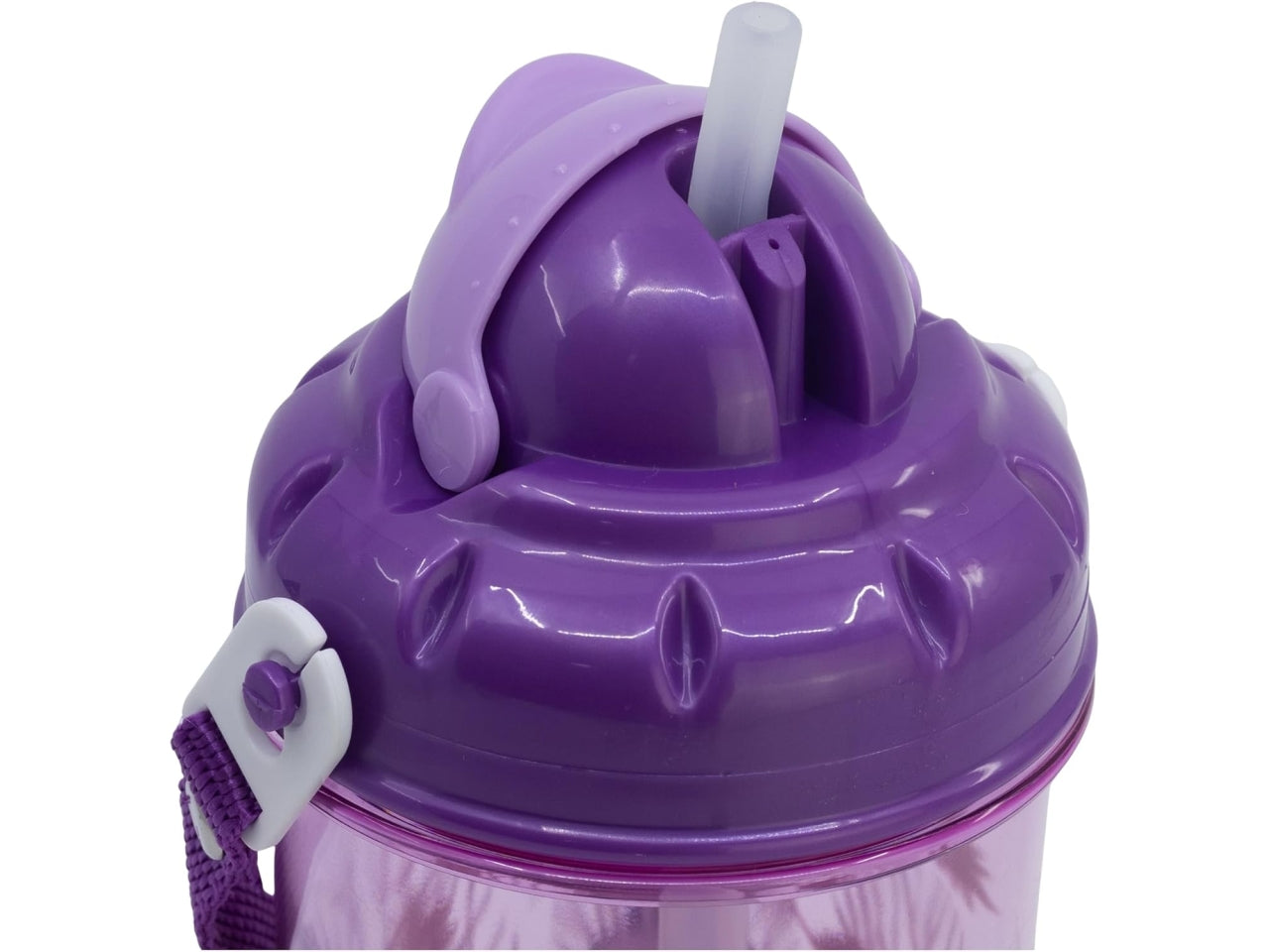 Frozen borraccia con cannuccia push up 465ml