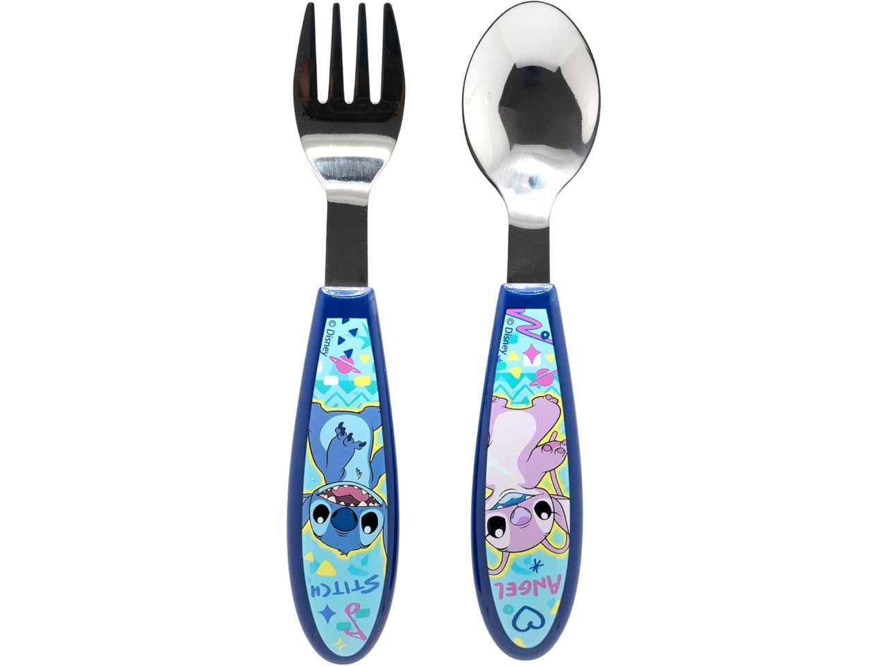 Stitch set 2 posate in acciaio