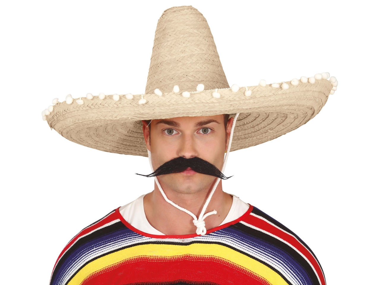 Cappello sombrero in paglia 60cm beige