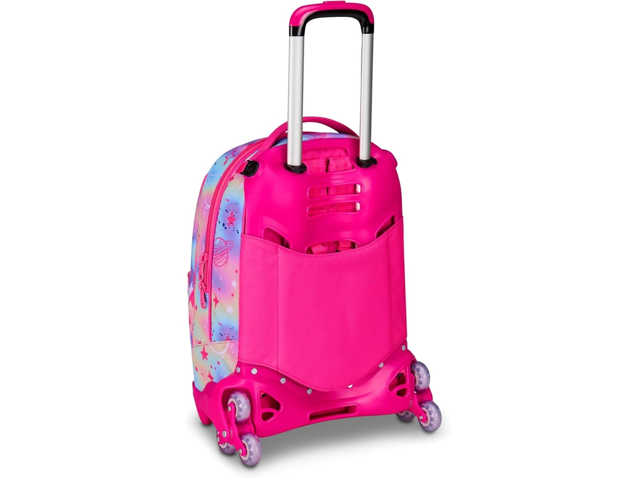 Zaino sj gang trolley jack-3 ruote cat led, con zaino sganciabile