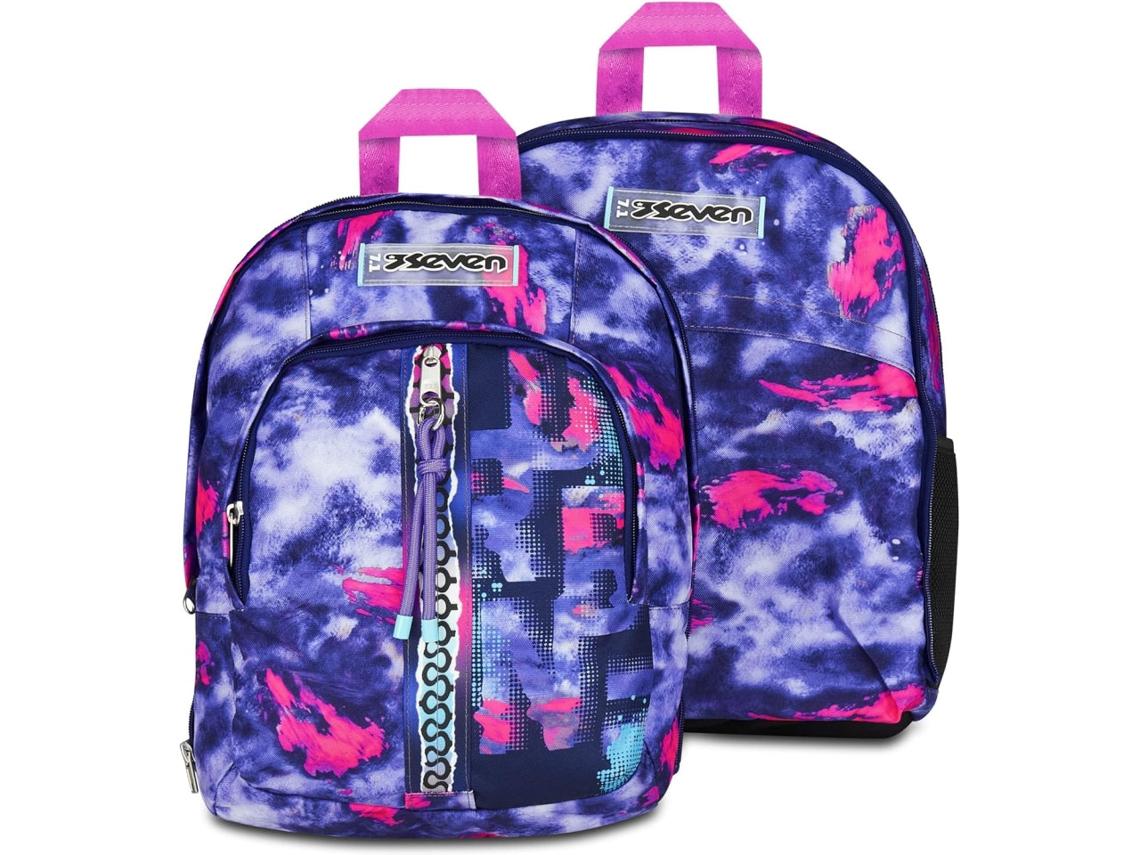 Zaino scuola dual detach seven shady dye girl$