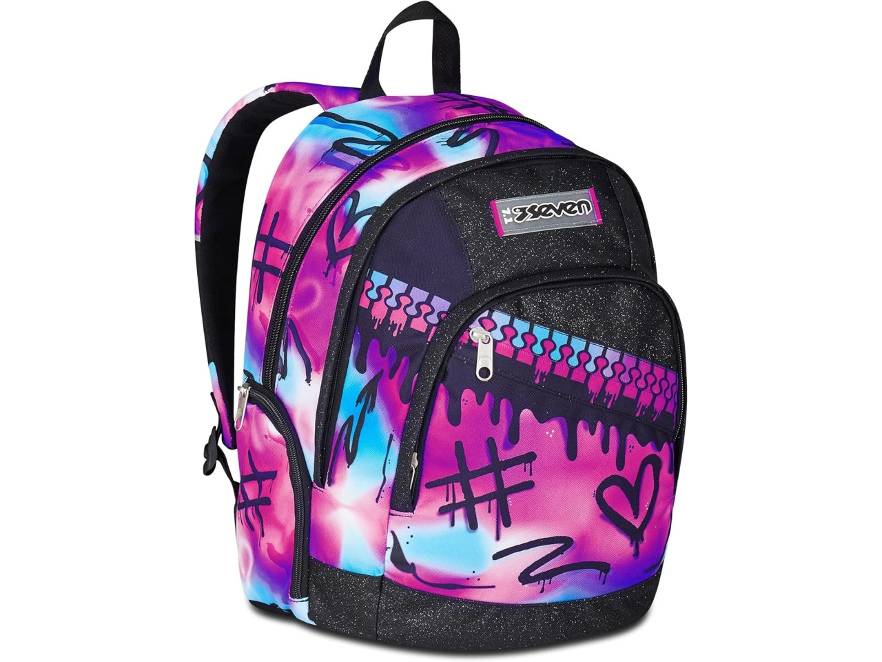 Zaino scuola dual seven sprint paint girl